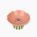 La La Land | Blush Flower Bowl Stand Whimsical Stoneware