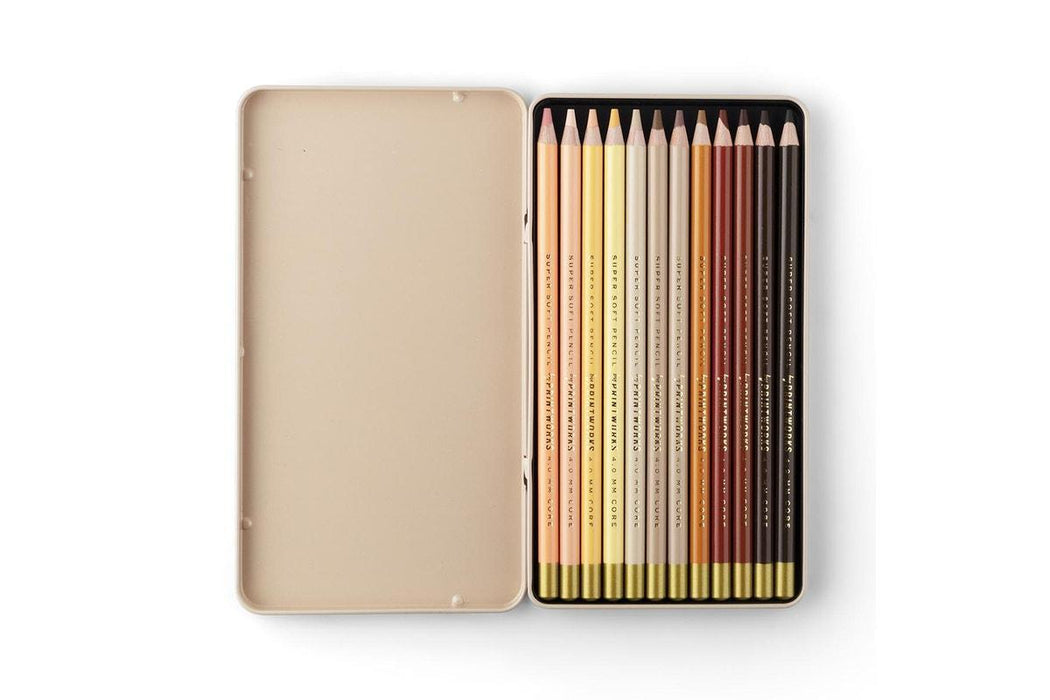 Printworks | Colour Pencils (set of 12) - Skin Tone
