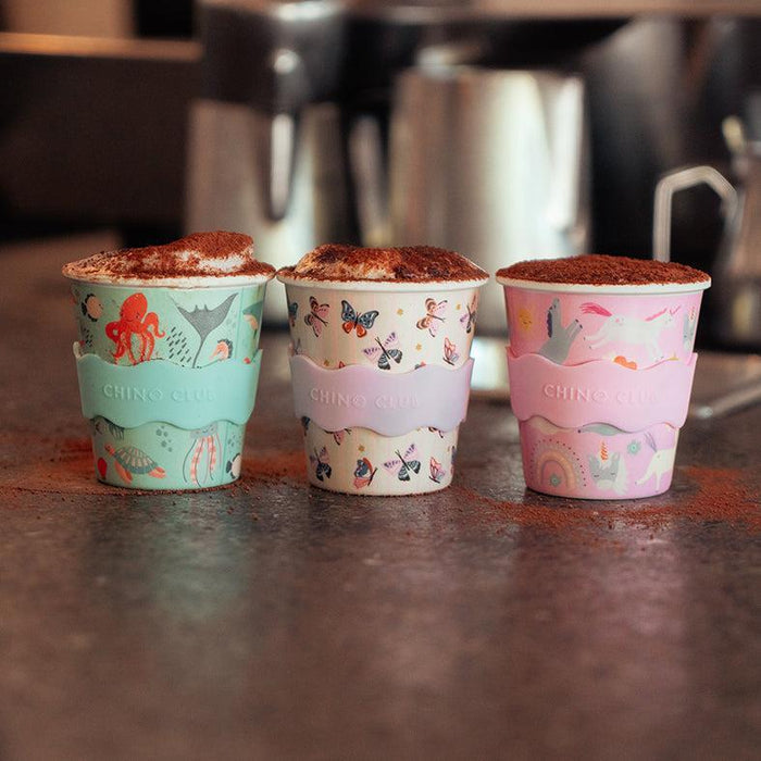 Chinoclub | Pink Unicorn Babychino Cup 4oz