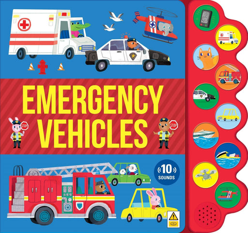 Lake Press | 10-Button Sound Book - Emergency Vehicles