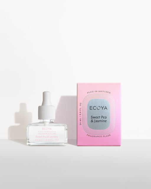 ECOYA | Plug-In Diffuser Fragrance Flask: Sweet Pea & Jasmine