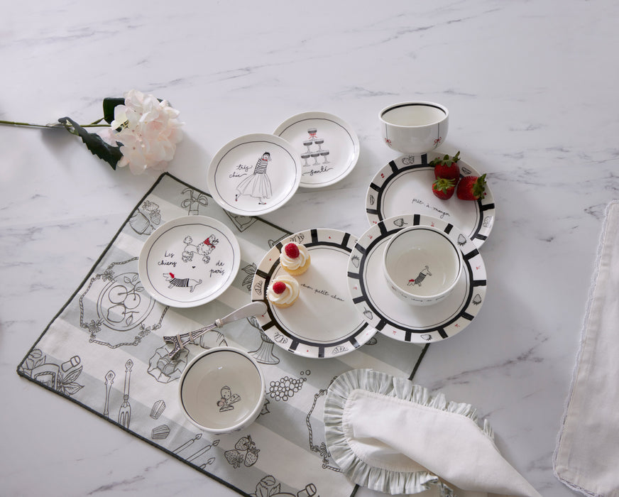 Pilbeam Living | Bistro Blanc Petite Bowl 3 Assorted Designs