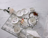 Pilbeam Living | Bistro Blanc Petite Plate New Bone China Black Red