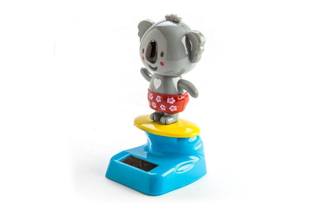 MDI | Yellow Octopus Solar Powered Dancing Koala Dashboard Surfer Toy Homing Insticts