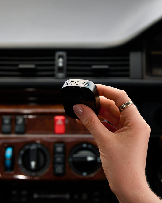 ECOYA | Car Diffuser Solid Metal Premium Satin Charcoal