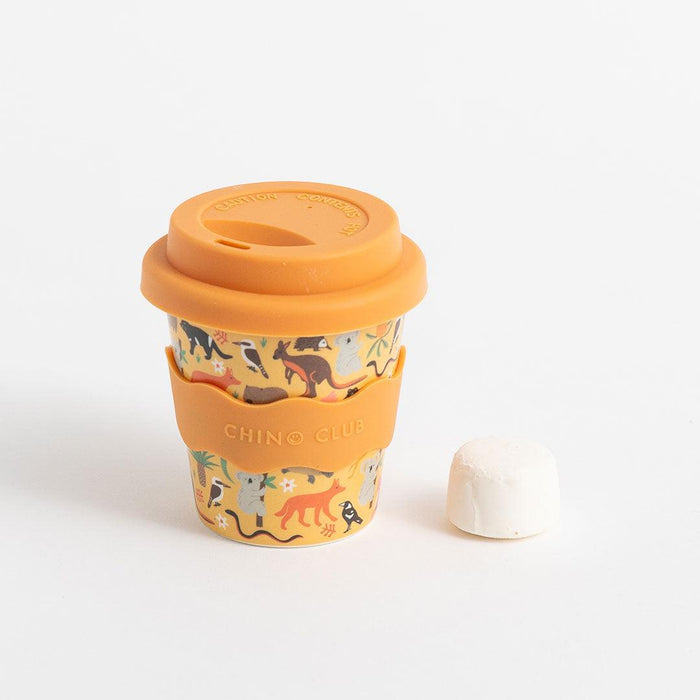 chinoclub | Aussie Animals Babychino Cup Bamboo Eco Friendly 4oz