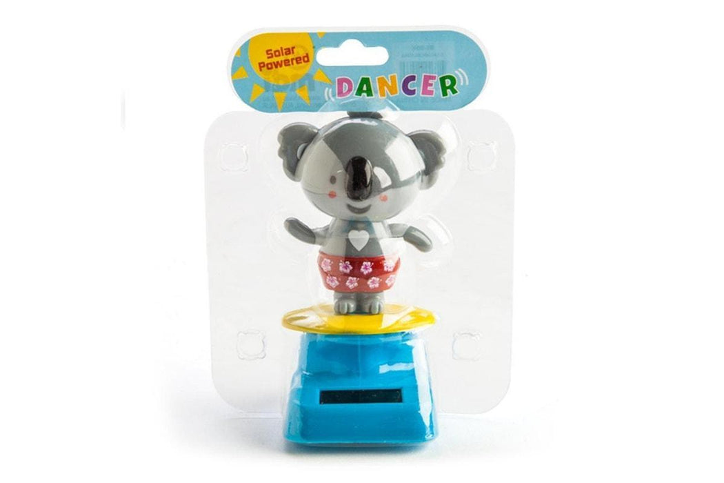 MDI | Yellow Octopus Solar Powered Dancing Koala Dashboard Surfer Toy Homing Insticts