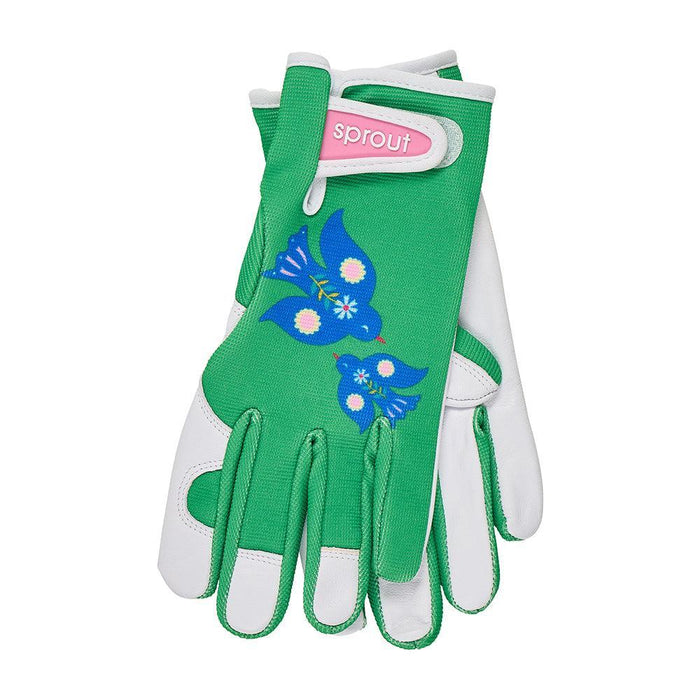 Annabel Trends | Sprout Goatskin Garden Gloves Printed Design