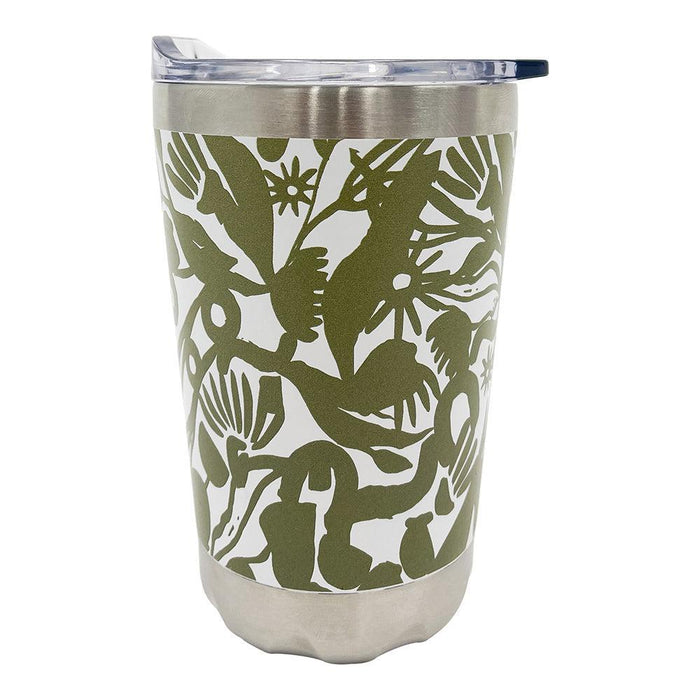 Annabel Trends | Double Wall Stainless Steel Coffee Mug Abstract Gum