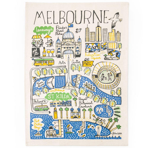 Mackay & Gerrish | Tea Towel-Melbourne
