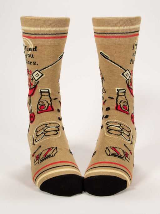 Blue Q | M-Crew Socks Barbecue Graphic