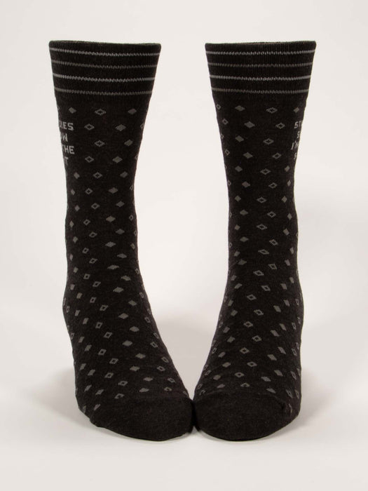 Blue Q | Studies Show I’m The Shit M‑Crew Socks