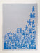 Blue Q | Party's Kitchen Dish Towel, Blue & White