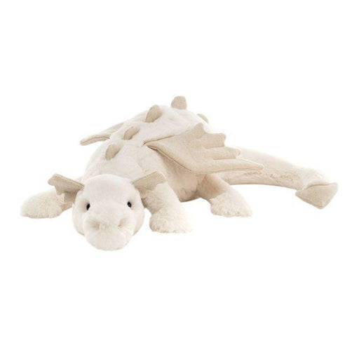 Jellycat | Snow Dragon, Large Homing Insticts