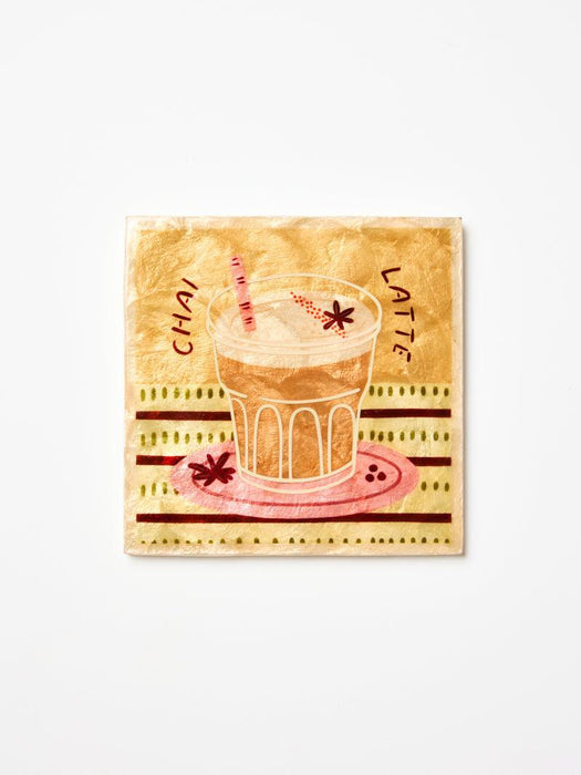 Jones & Co | Barista Wall Art Chai Latte Capiz