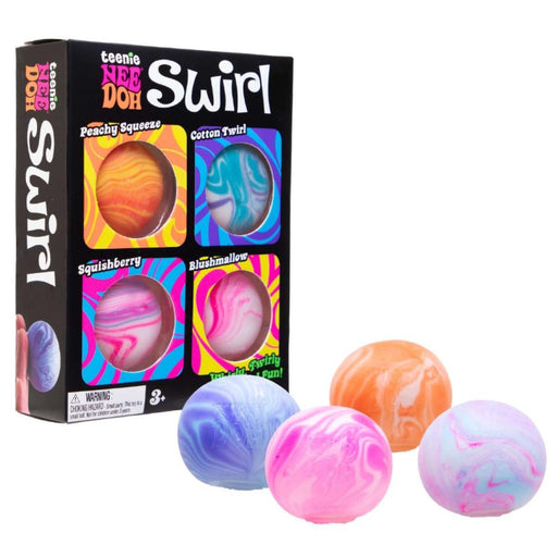 Schylling | Needoh Stress Ball Swirl Multipack 4-Pack Homing Instincts