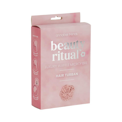 Annabel Trends | Luxury Waffle Hair Turban Dusty Pink