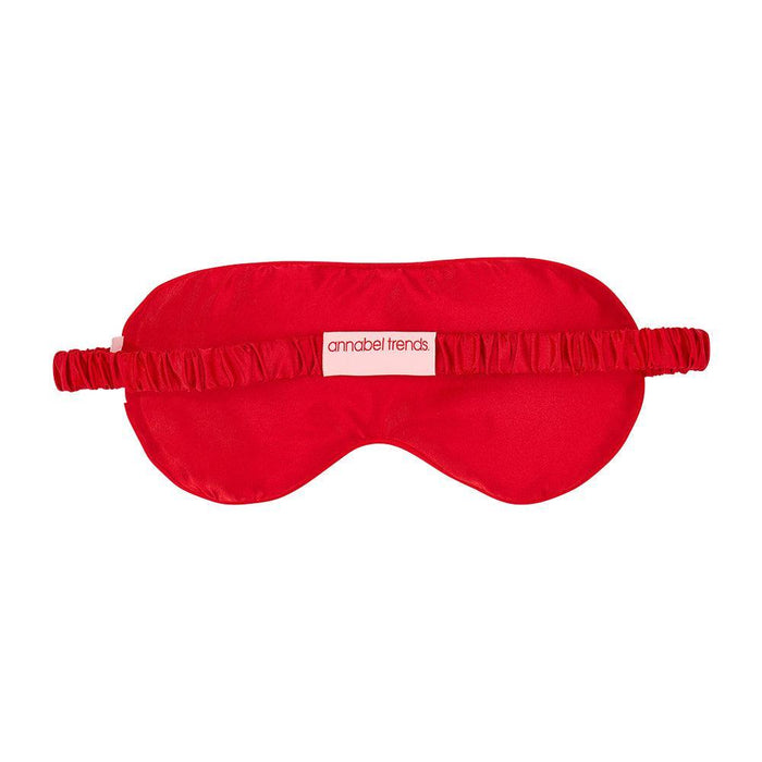 Annabel Trends | Cosy Luxe Velvet Eye Mask Cherry