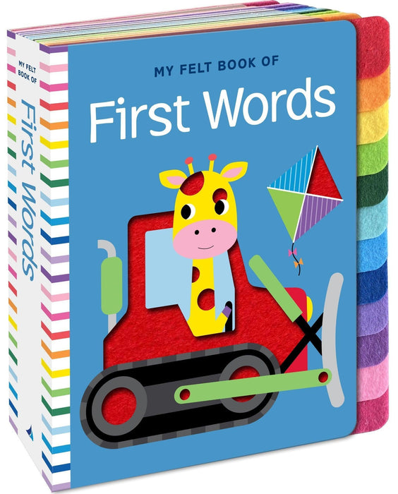 Lake Press | Chunky Felt Tabbed Book First Words