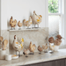 Pilbeam Living | Eggsworth Resin Sculpture Cream Orange 14.5x20x8.5cm