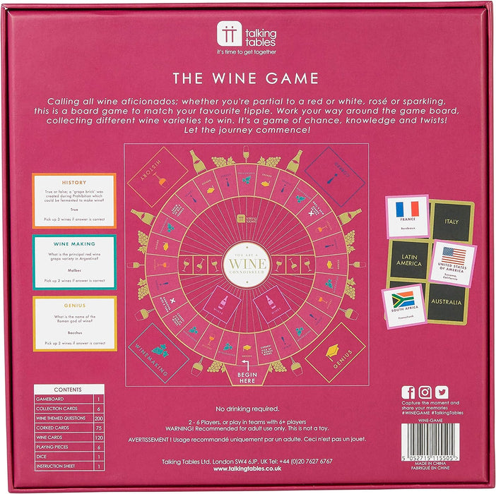 Talking Tables | The Wine Game-Outliving-Homing Instincts
