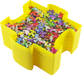 Peter Pauper Press | Puzzle Sorting Trays Bright Yellow 6-Pack