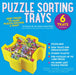 Peter Pauper Press | Puzzle Sorting Trays Bright Yellow 6-Pack