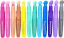 Peter Pauper Press | Studio Series Junior Shimmer Gel Crayons 12‑Count