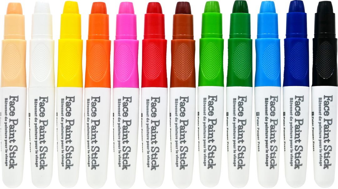 Peter Pauper Press | Studio Series Junior Face Paint Sticks (Set of 12)