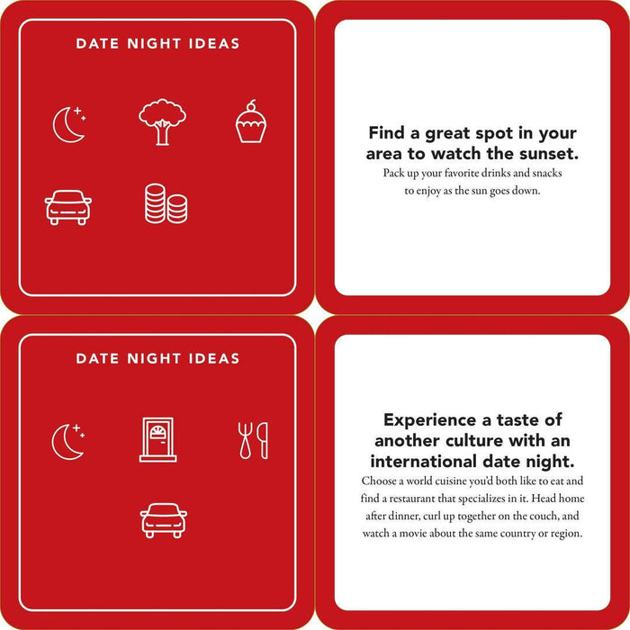 Peter Pauper Press | Couple's Date Night Scratch-Off Cards