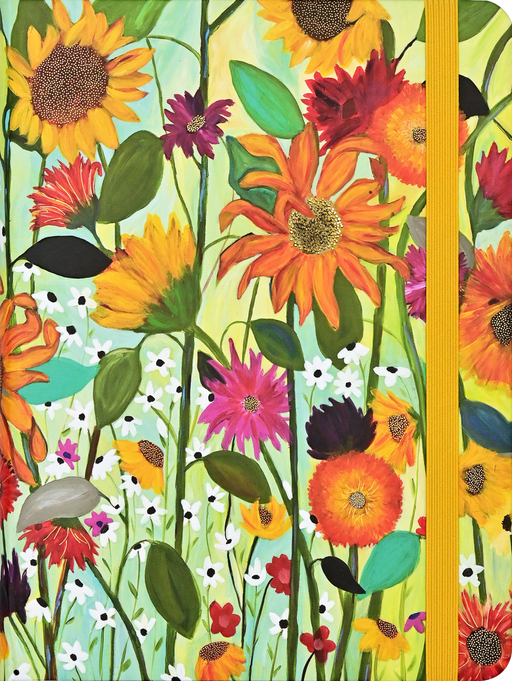 Peter Pauper Press | Sunflower Dreams Journal Hardcover Gold Foil