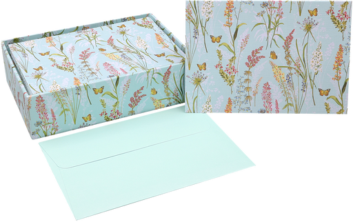 Peter Pauper Press | Blooms & Butterflies Note Cards Deluxe Set