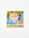 Jones & Co | Barista Cappuccino Capiz Shell Wall Art