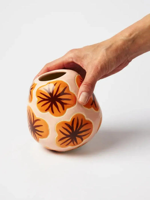 Jones & Co | Pollen Burnt Hibiscus Vase-Jones & Co-Homing Instincts