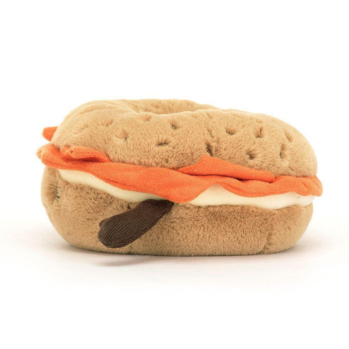 Jellycat | Amuseables Bagel Plush Toy – Soft Sesame‑Stitched Delight