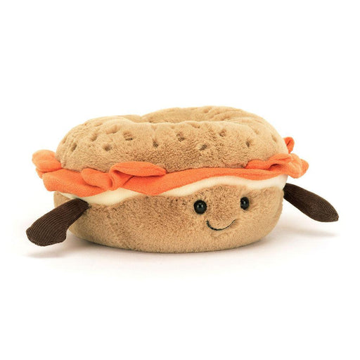 Jellycat | Amuseables Bagel Plush Toy – Soft Sesame‑Stitched Delight