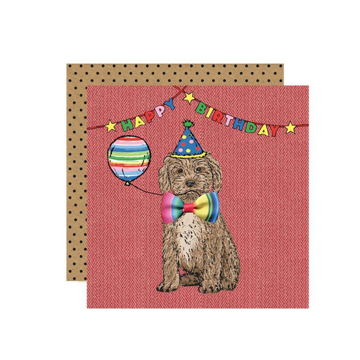 Scarpa Imports | Apple & Clover-Happy Birthday Cockapoo -Card-Fiesta