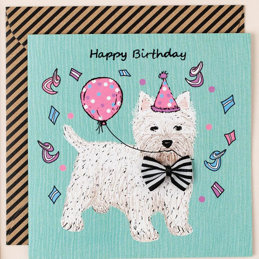 Scarpa Imports | Apple & Clover-Birthday West Highland Terrier (Westie)