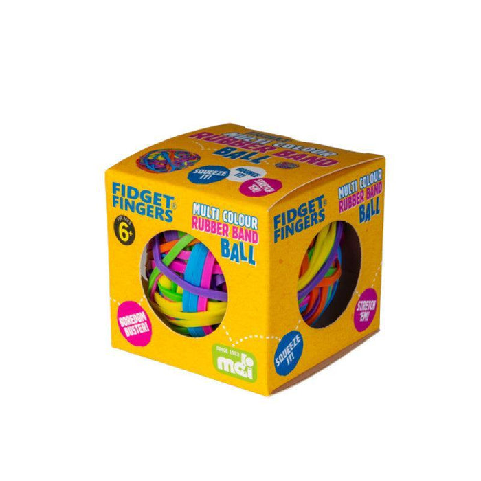 MDI | Multi Colours Rubber Band Ball Vibrant Assortment Desk Toy