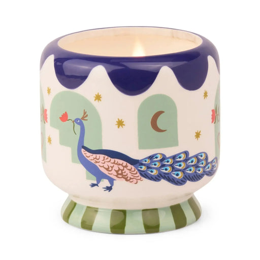 Paddywax | A Dopo 8oz Ceramic Candle "Peacock" - Misted Lime-Paddywax-Homing Instincts
