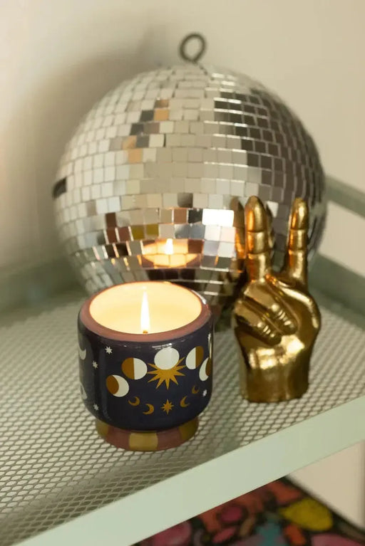 Paddywax | A Dopo 8oz Ceramic Candle "Moon Phases" - Jasmine & Rose-Paddywax-Homing Instincts