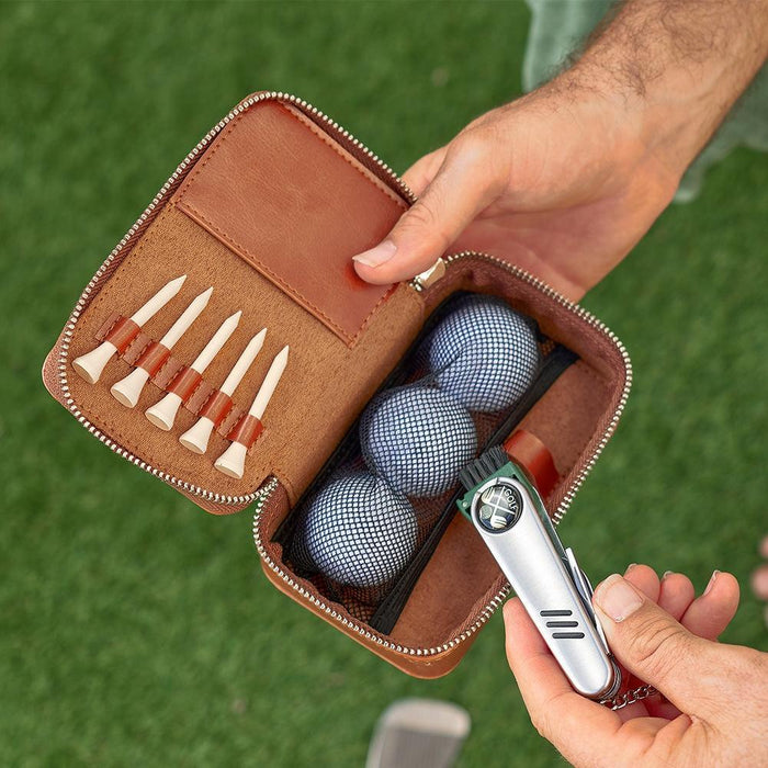 Annabel Trends | Gentlemans Golf Kit Vegan Leather Compact