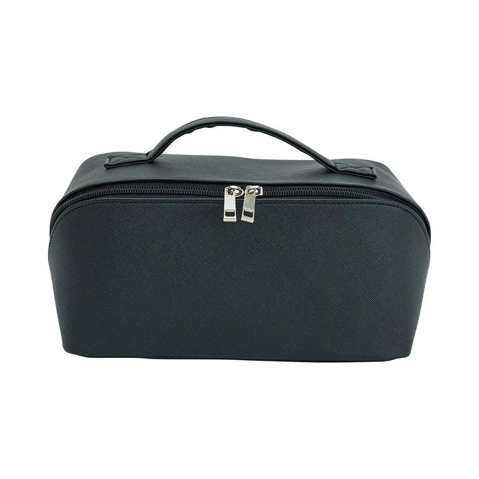 Annabel Trends | Toiletry Bag – Vegan Leather Double‑Zip, Three Colors
