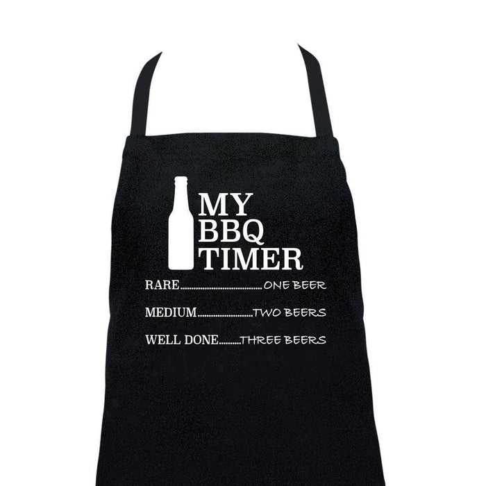 Annabel Trends | Screen Print Apron - BBQ Timer