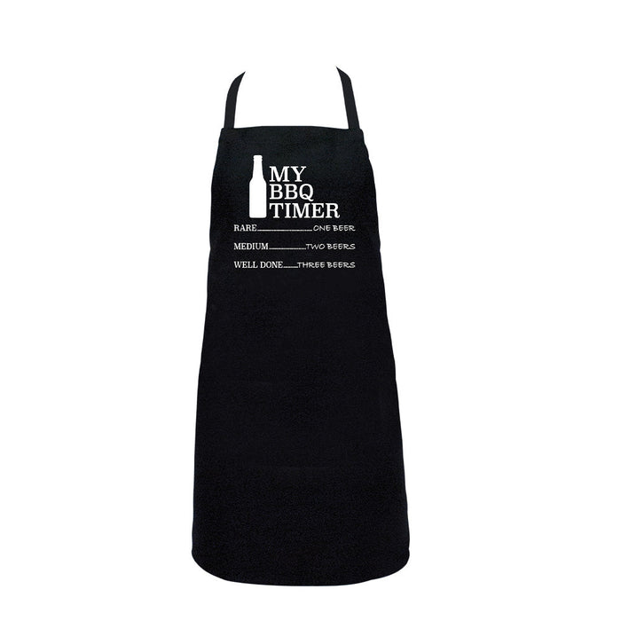 Annabel Trends | Screen Print Apron - BBQ Timer