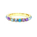 Pink Poppy | Luxury Bejewelled Bracelet Stretch Elastic Colorful Gemstone