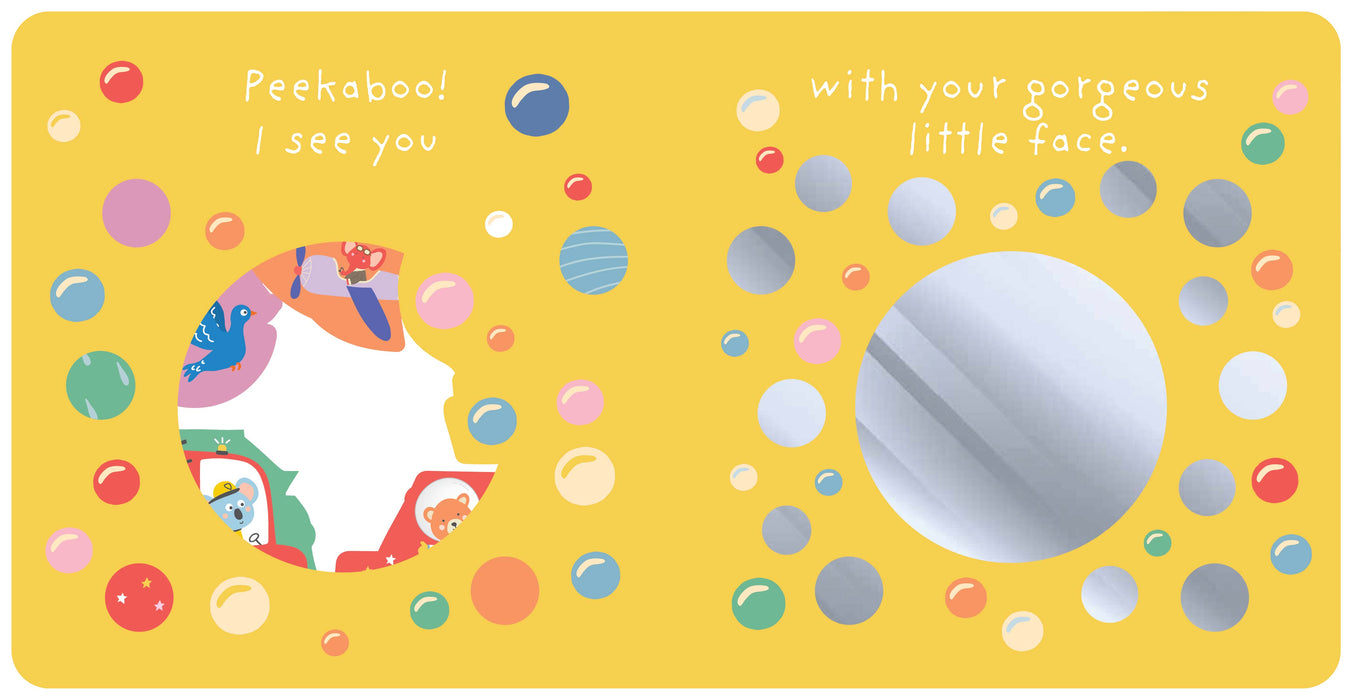 Lake Press | Graduating Mirror Board Book Peek-a-Boo I See You