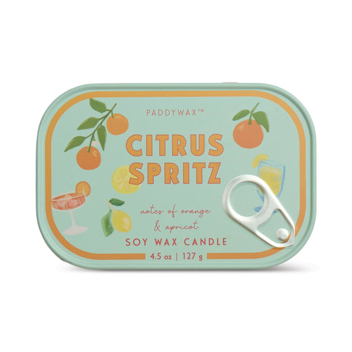 Paddywax | Bistro Orange Tin Candle – Citrus Spritz