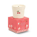 Paddywax | Bistro 8oz/226g Cherry Embossed Ceramic Candle Smoked Cherry