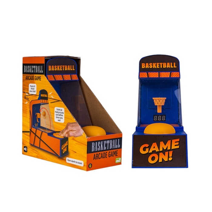 MDI | Arcade Basketball Game Mini Desktop Toy W/ Lights & Buzzer Multicolour